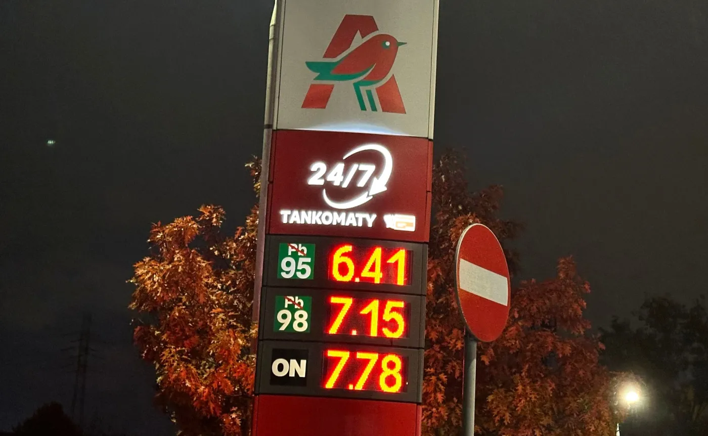 Ceny paliw na stacji Auchan