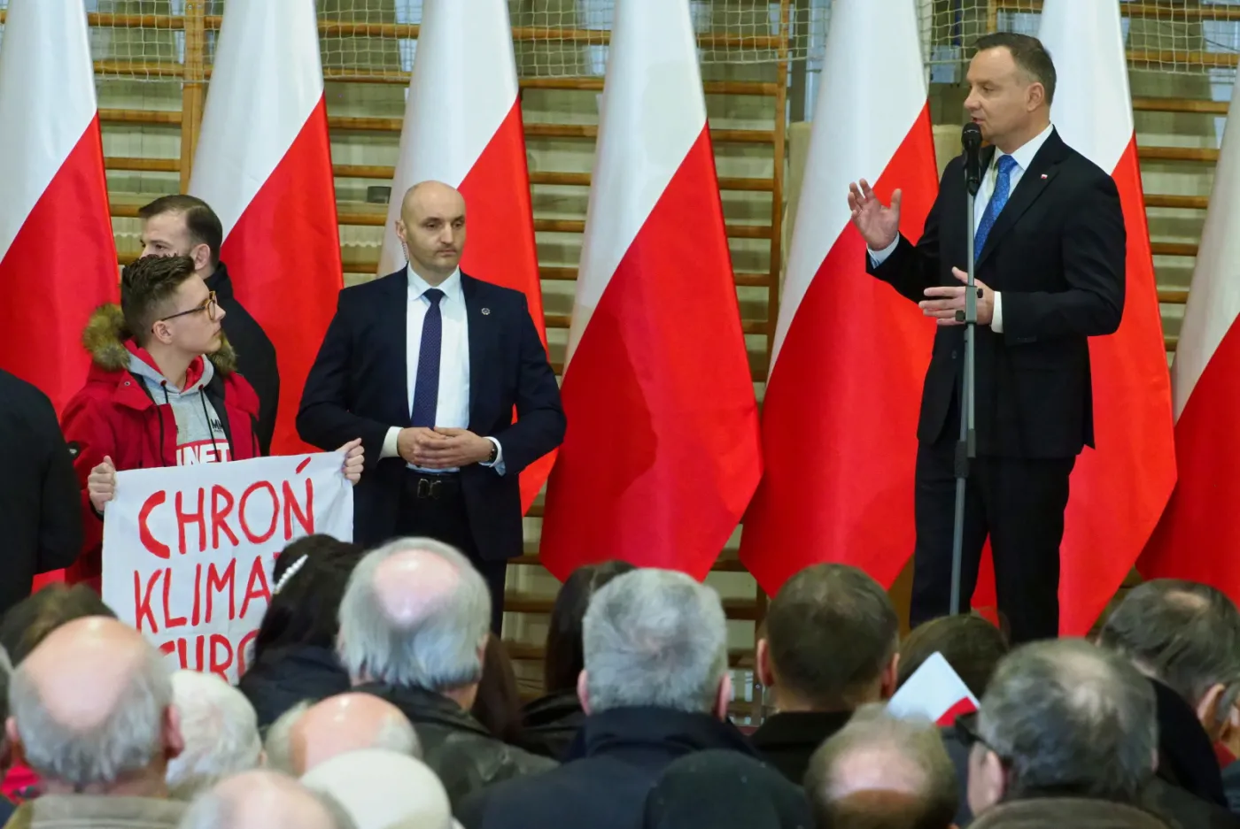 "A co z klimatem, panie prezydencie?". Incydent w Lubartowie