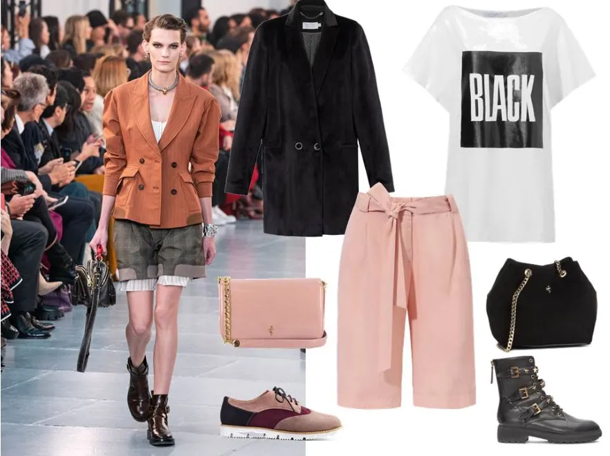 Bermudy to must have na wiosnę każdej fashionistki. W połączeniu z marynarką i odpowiednimi butami zrobimy furorę na ulicach. NA ZDJĘCIU: