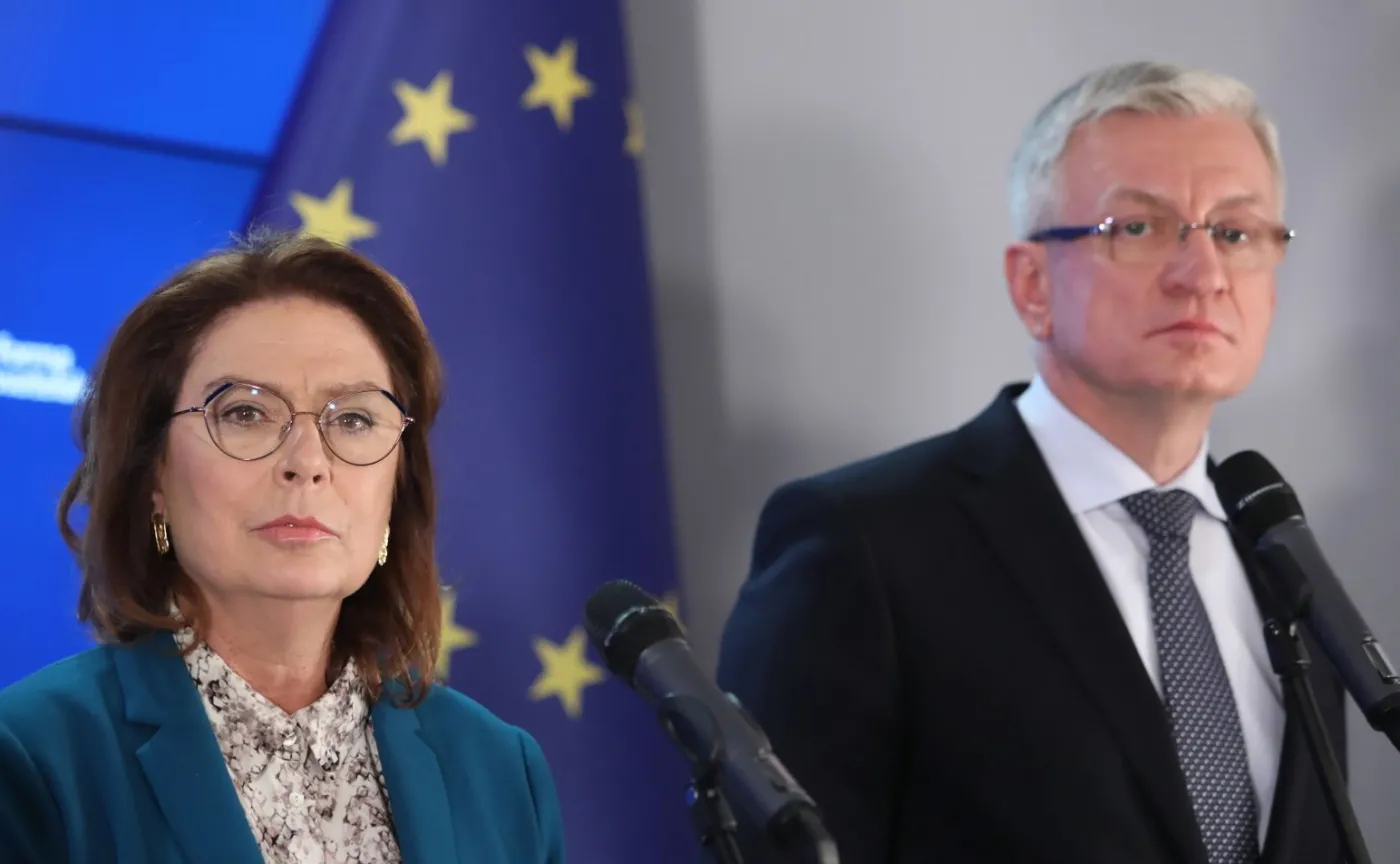 Małgorzata Kidawa-Błońska i Jacek Jaśkowiak