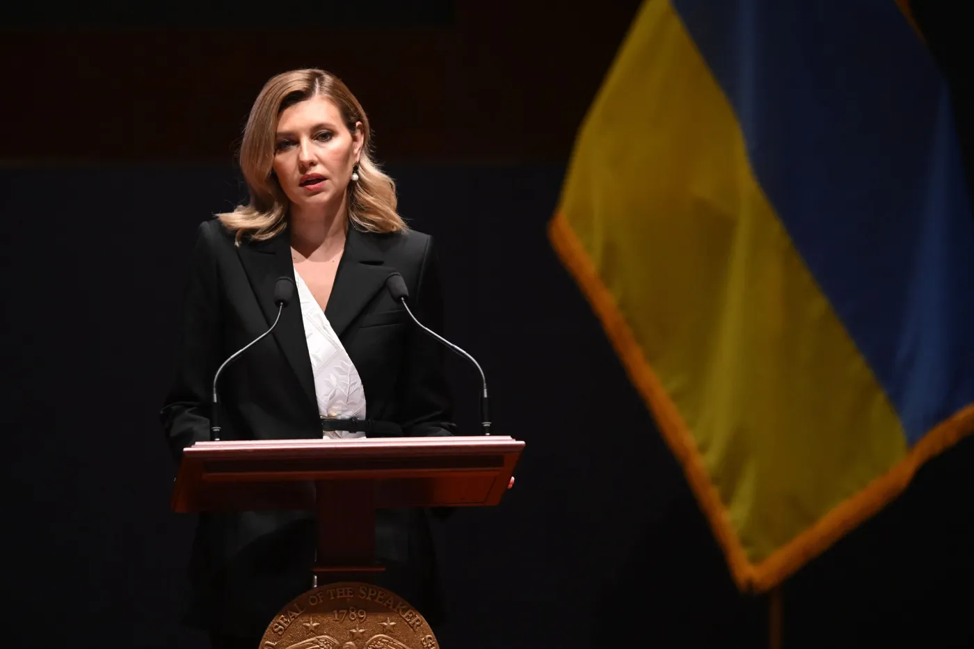 Zełenska w Kongresie USA: Rosja prowadzi na Ukrainie "igrzyska śmierci", polując na cywili