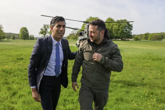 Media: Sunak zapewnił Zełenskiego, że poprze wejście Ukrainy do NATO