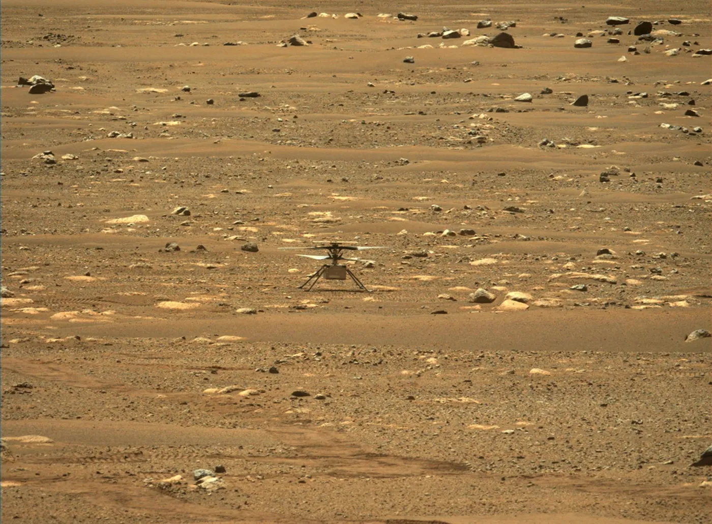 NASA: dron Ingenuity odbył pierwszy w historii kontrolowany lot w marsjańskiej atmosferze