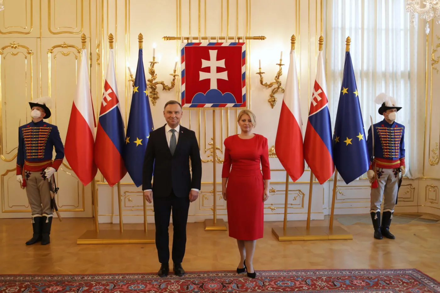 Prezydent Duda na Słowacji: Mamy wystarczające siły i środki, żeby fizycznie ochronić granicę