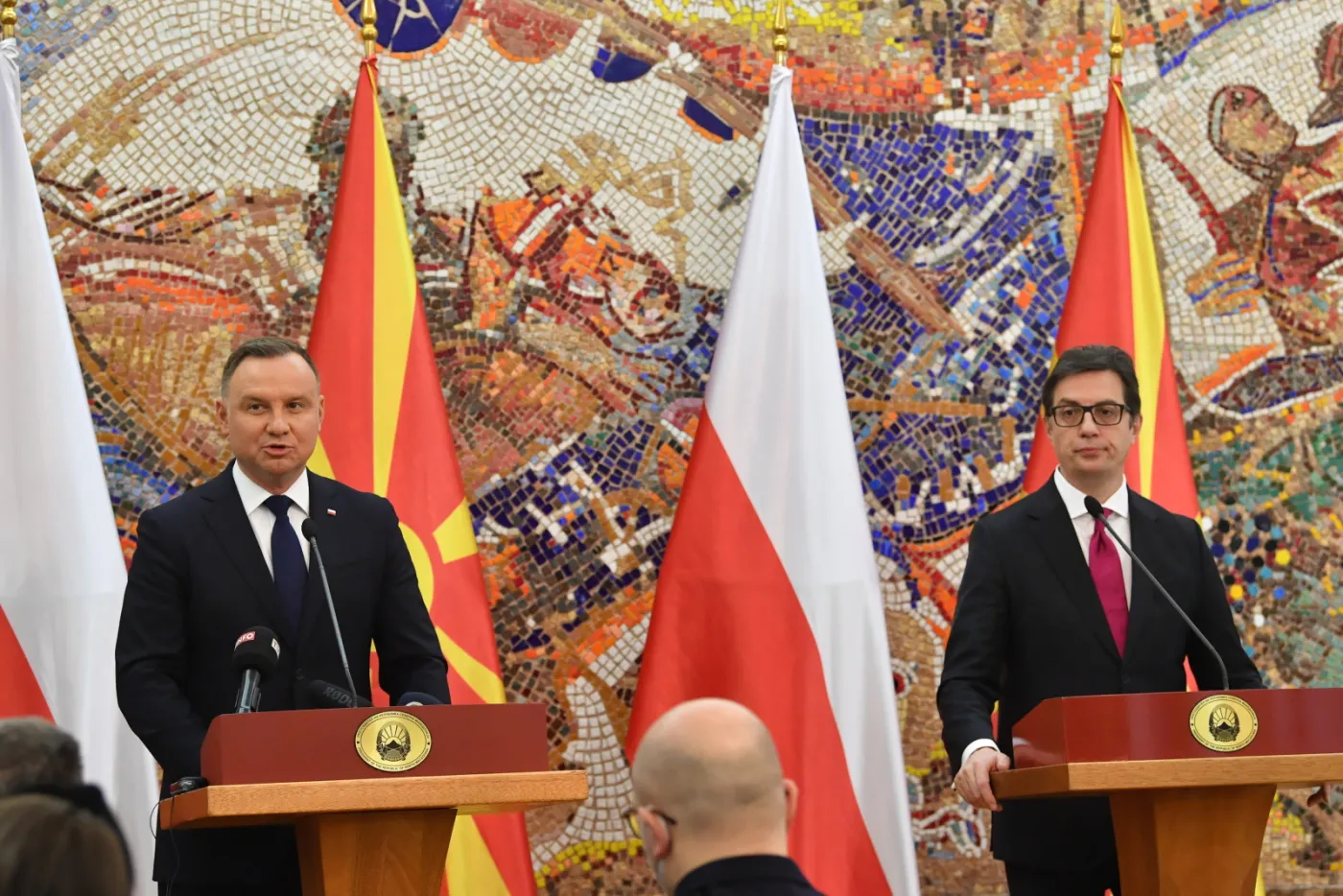 Duda: Polska wspiera dążenia Macedonii Północnej w jej staraniach o członkostwo w UE