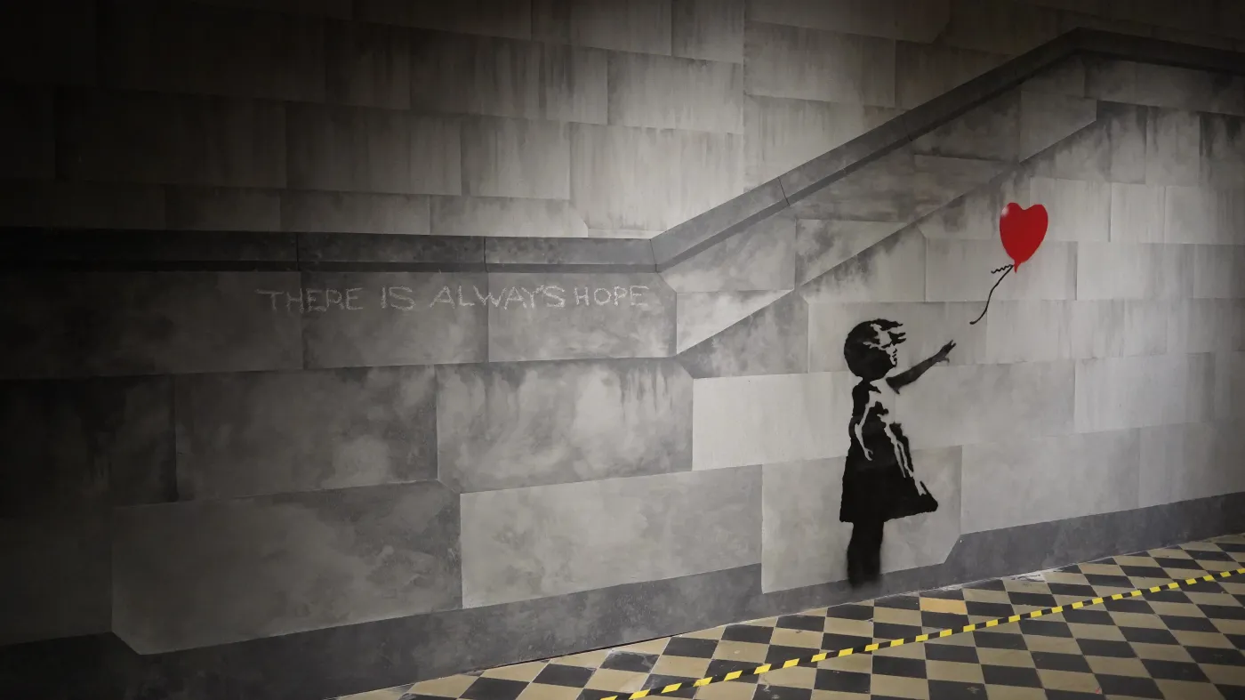 Dziewczynka z balonikiem, Banksy