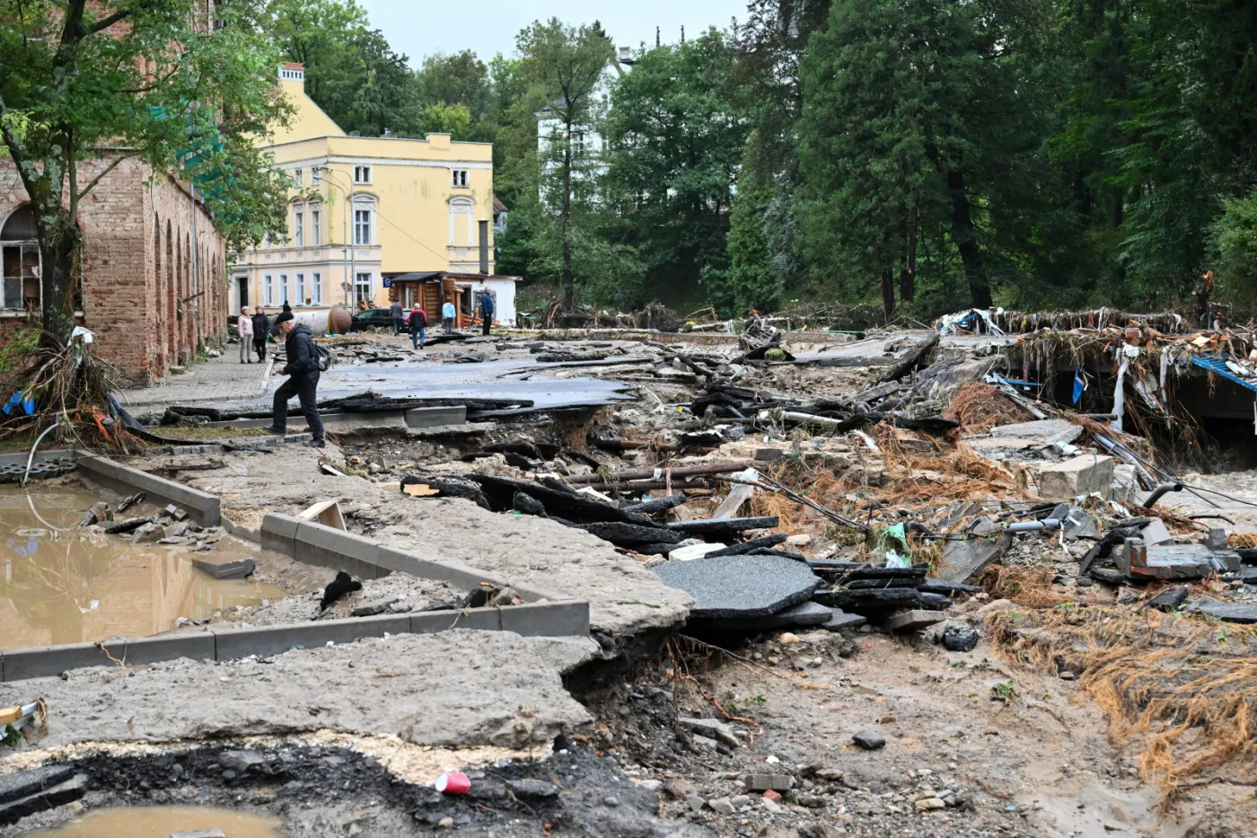 Lądek-Zdrój po fali powodziowej