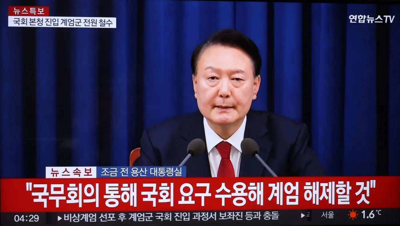 Korea Południowa znosi stan wojenny. Parlament zdecydował, prezydent potwierdził