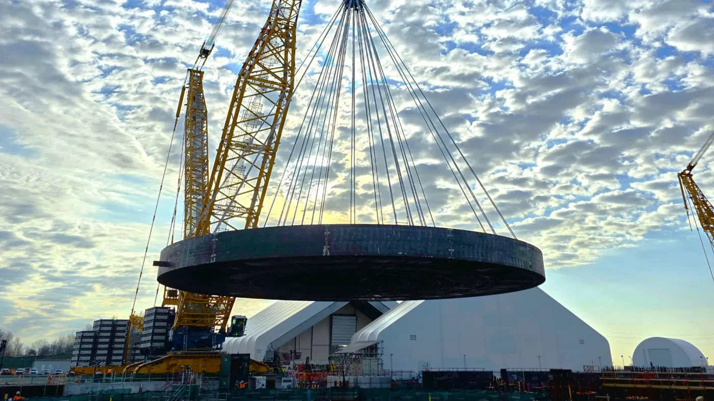 Kanada, Darlington New Nuclear Project. Układanie pierwszego betonu pod budowę reaktora BWRX-300