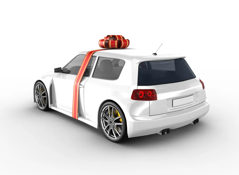 Grupa trzymająca loterie