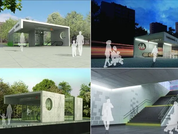 II linia metra w Warszawie: projekty nowych stacji