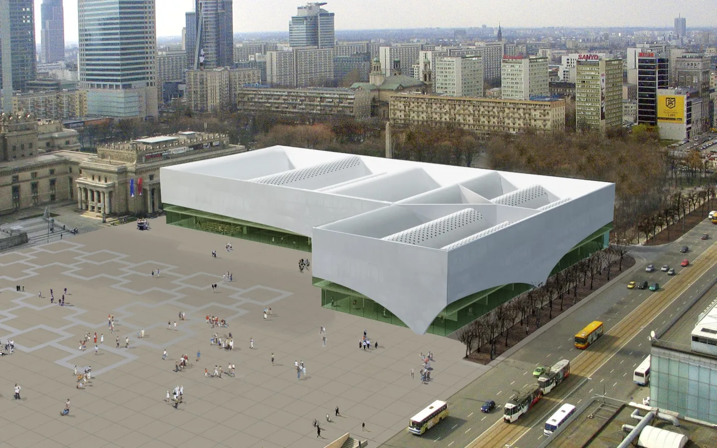 Warszawa kupi ostatnią działkę pod budowę Muzeum Sztuki Nowoczesnej