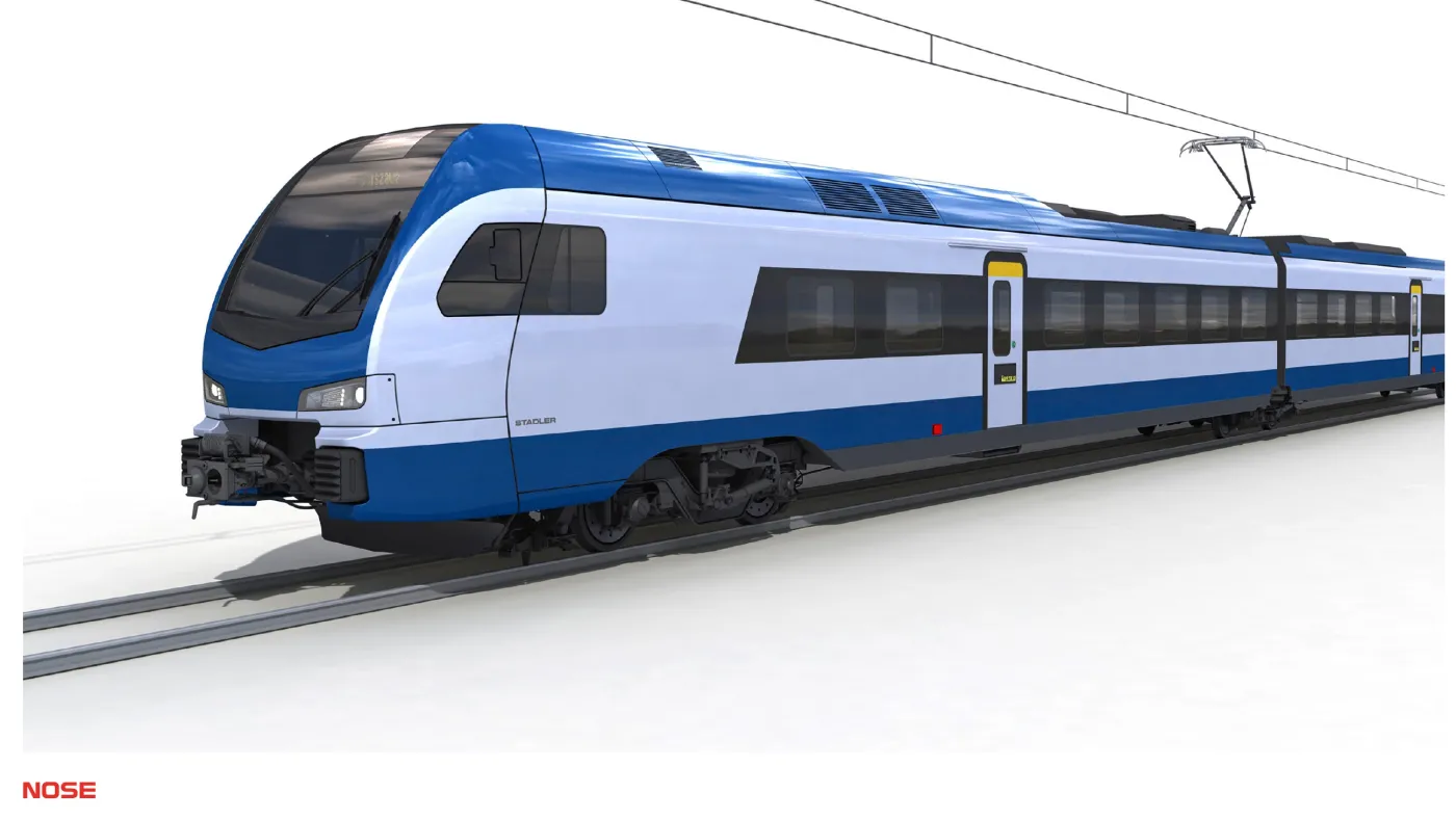 Szaro-niebieski Flirt w PKP Intercity. Pociągi zmieniają wygląd