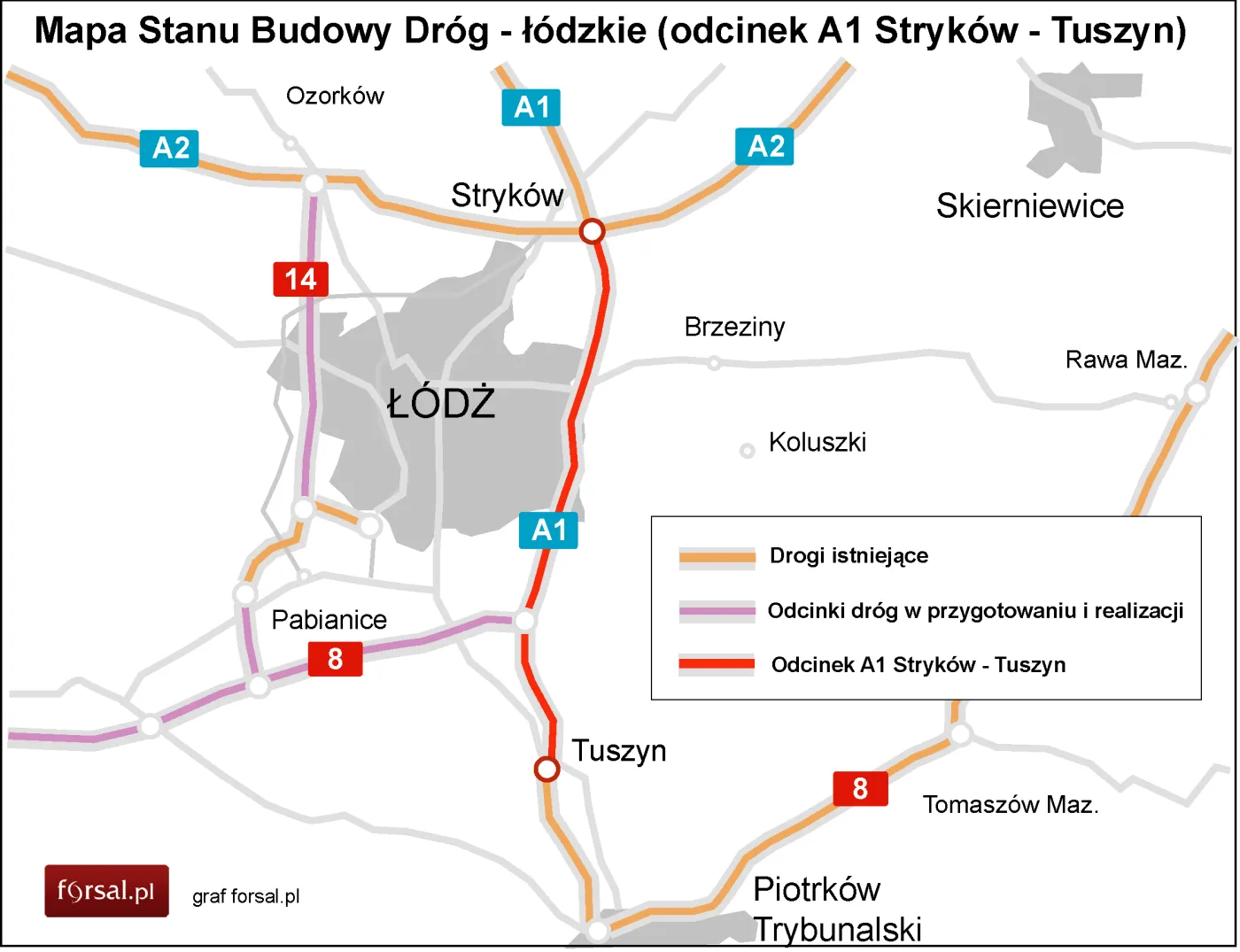 Autostrada A1: Polimex znalazł partnera, Salini ściga się z zimą