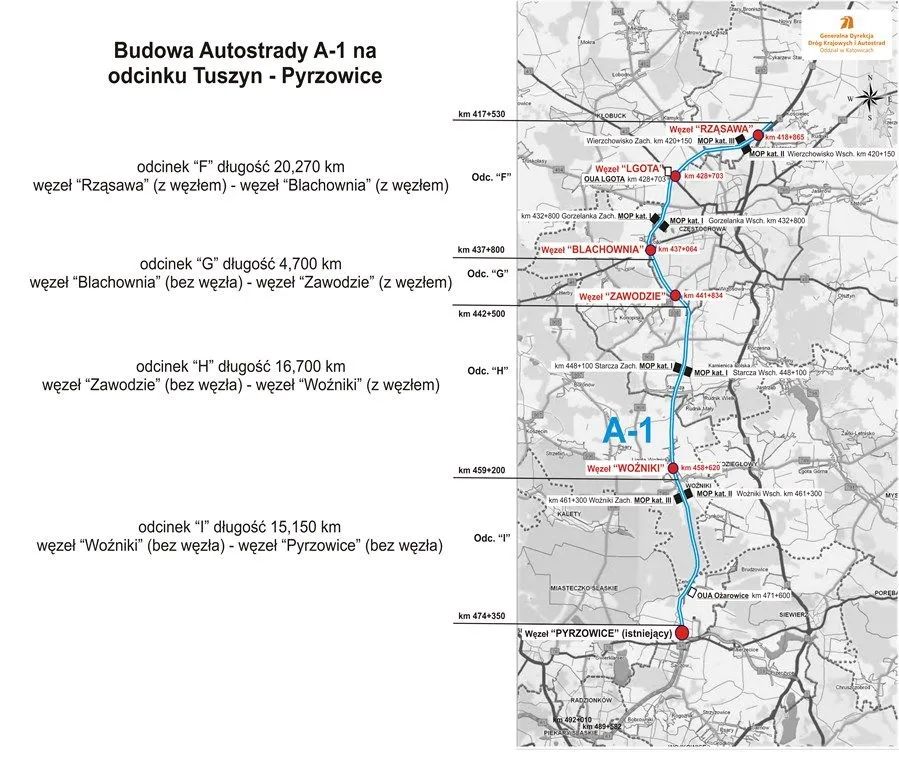 Autostrada A1 w na Śląsku: Strabag i PUT Intercor mają najlepsze oferty