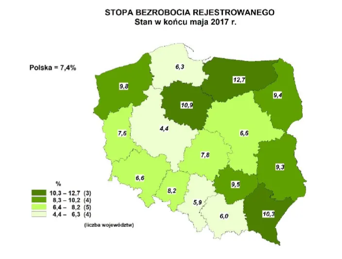 GUS podał dane o bezrobociu. Znowu spadek