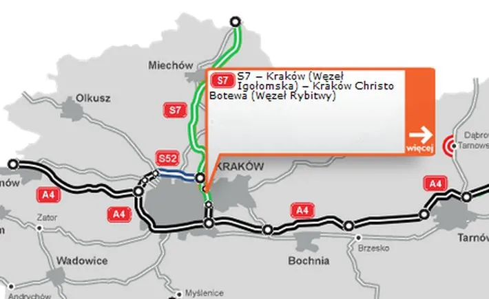Kraków ma już wschodnią obwodnicę. Do użytku oddano 4,5-km odcinek trasy S7 [ZDJĘCIA]