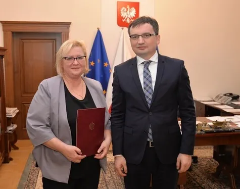 Małgorzata Manowska i Zbigniew Ziobro 
