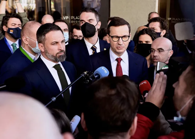 Kongres europejskiej prawicy w Madrycie. Wśród uczestników: Morawiecki, Orban, Le Pen