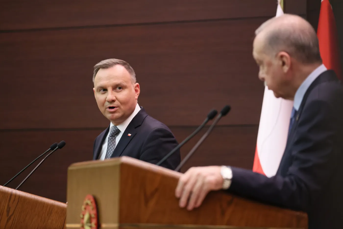 Prezydenci Duda i Erdogan rozmawiali o konieczności zatrzymania rosyjskiej inwazji na Ukrainę