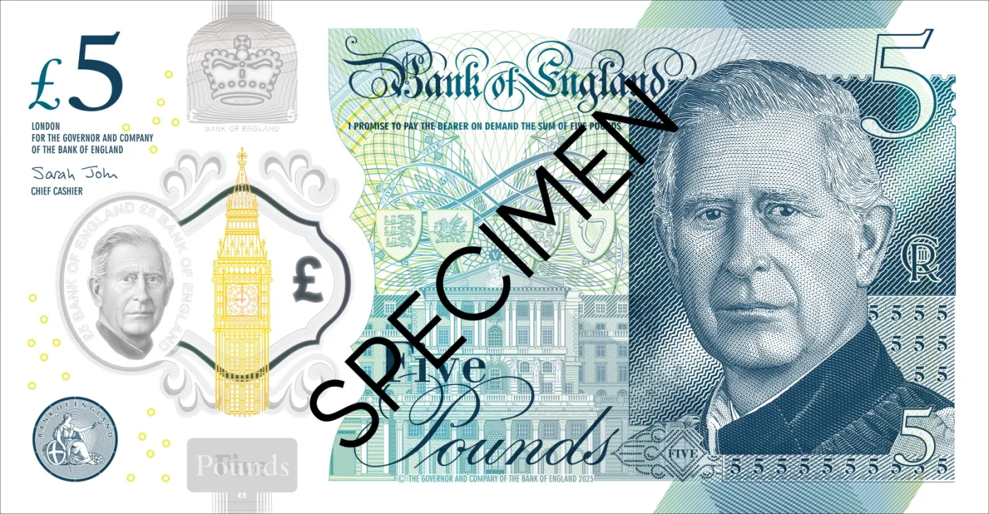 Banknoty z wizerunkiem Karola III