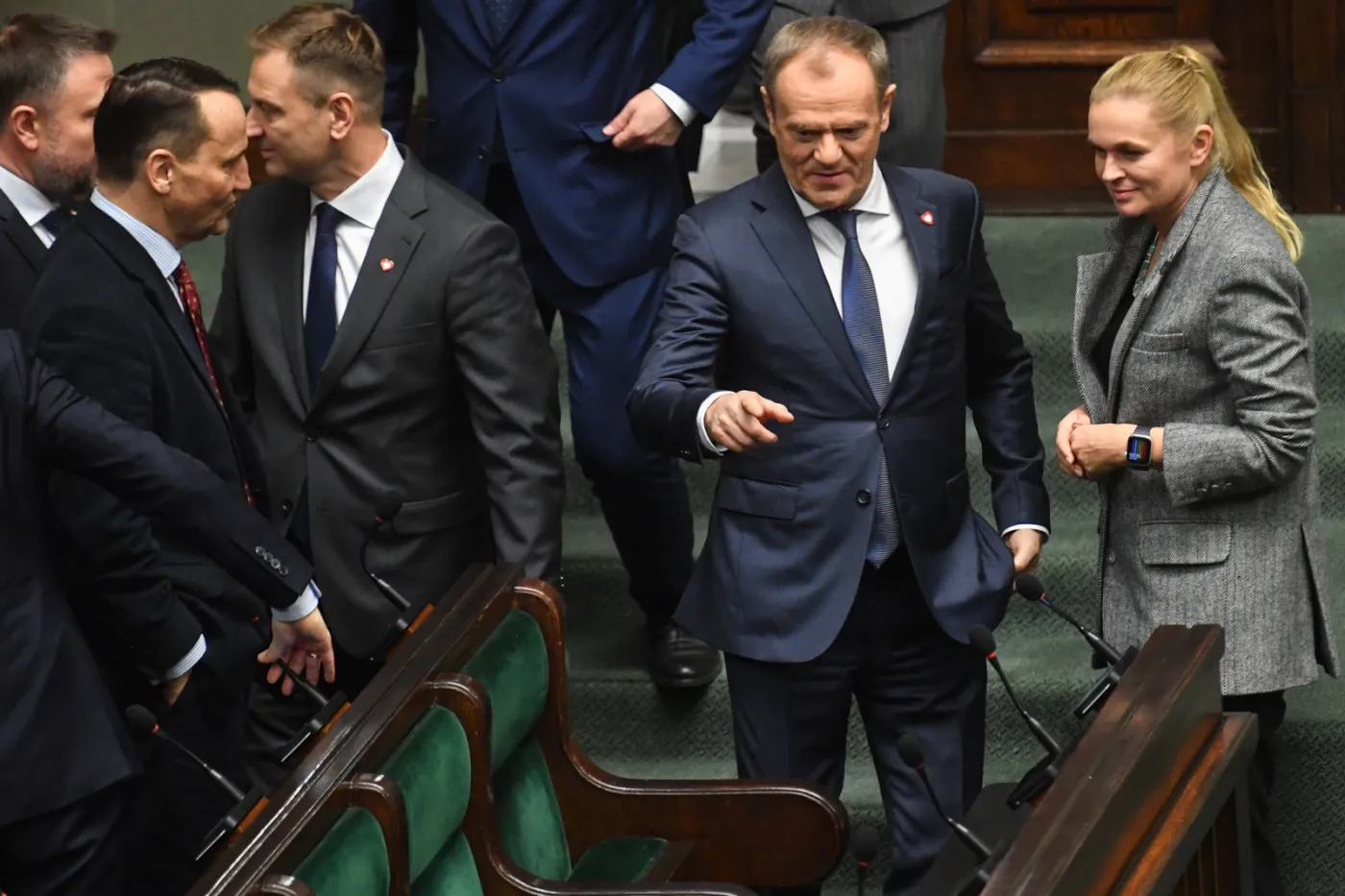 Donald Tusk, Radosław Sikorski, Barbara Nowacka, Sławomir Nitras