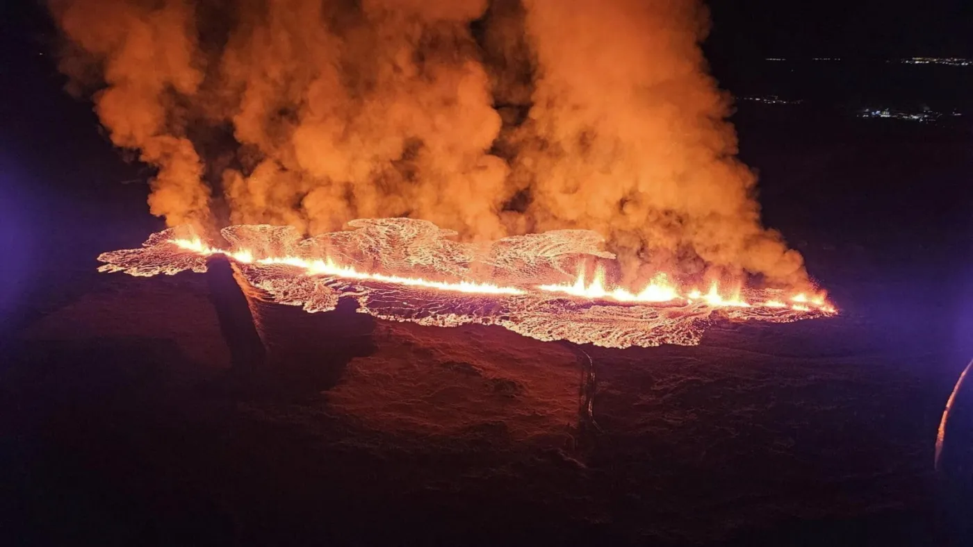 Na islandzkim półwyspie Reykjanes ponownie wybuchł wulkan