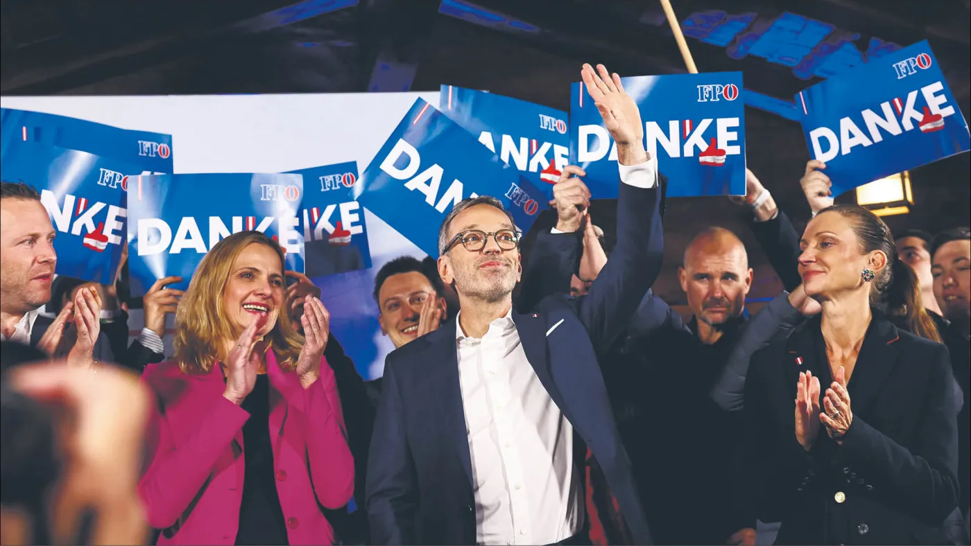 Spadkobiercy SS wygrywają wybory w Austrii. Nie mogą jednak liczyć na samodzielną większość