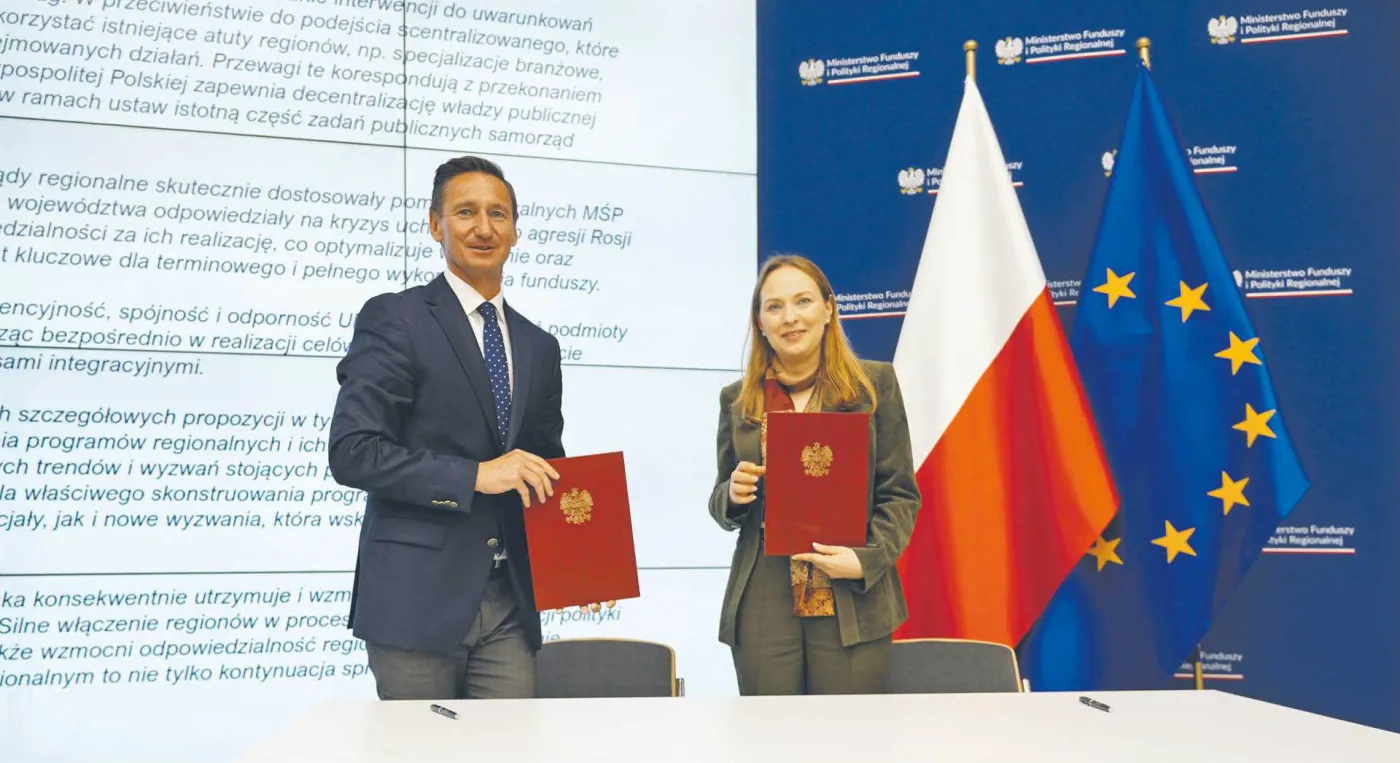 Minister funduszy podpisała wspólną deklarację z regionami