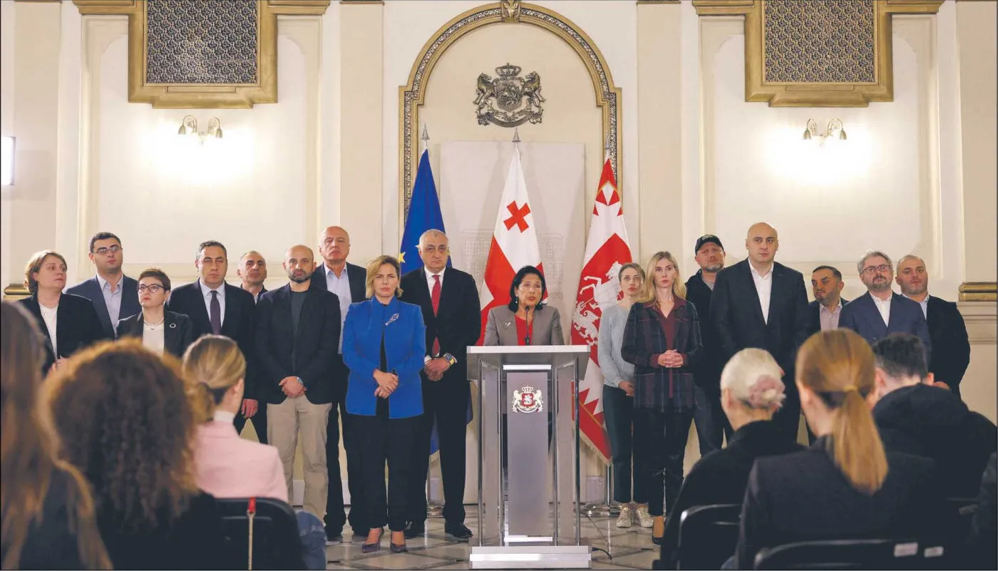 Gruzja zbiera dowody i protestuje