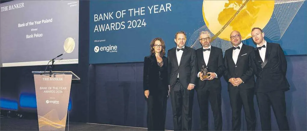 Bank Pekao S.A. ponownie zdobył nagrodę „Bank of the Year”