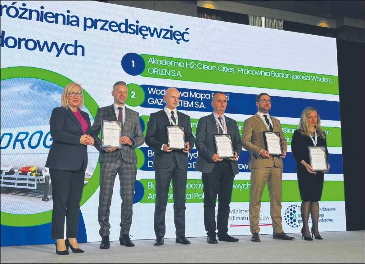 ORLEN rozwija projekty wodorowe i odbiera nagrody