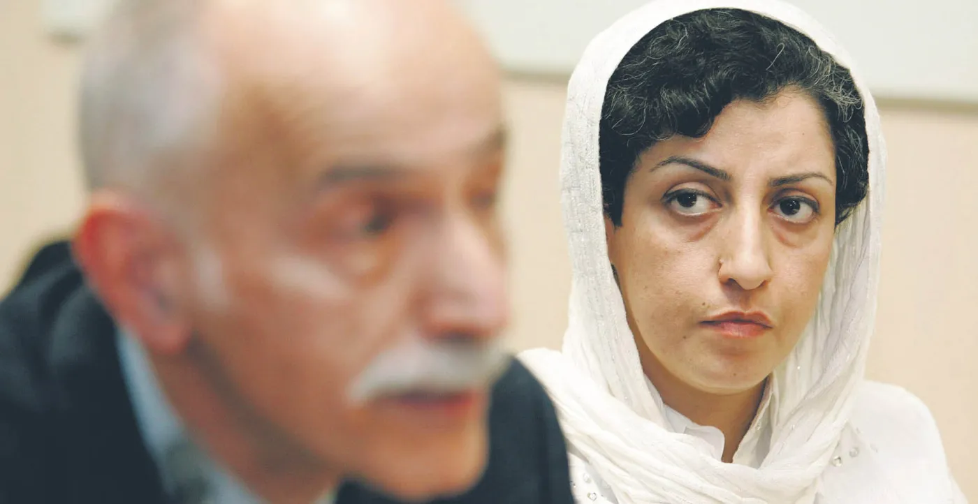 Iranka z pokojowym Noblem