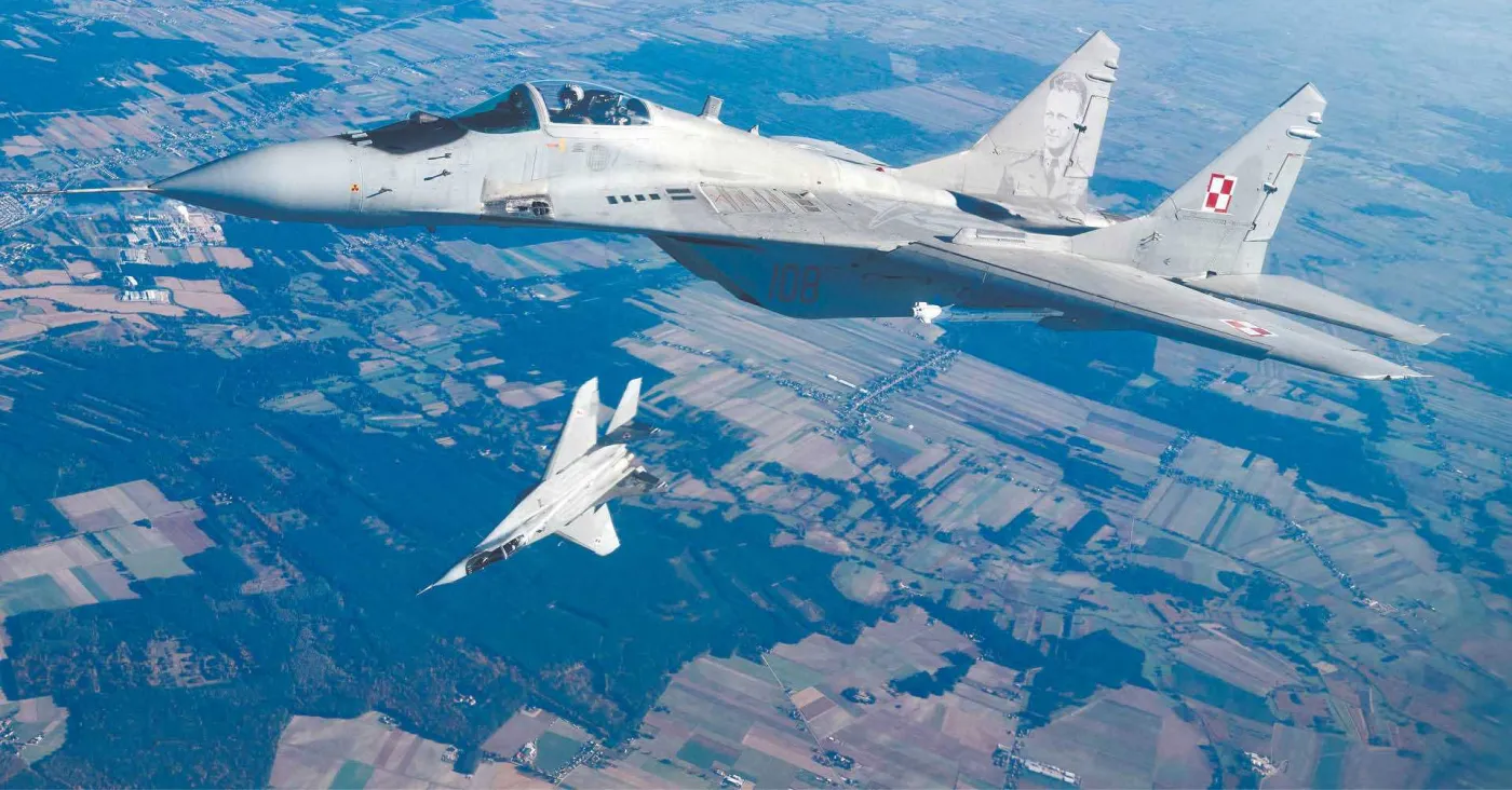 MiG-i z NATO-wskim uzbrojeniem będą odbijały południe