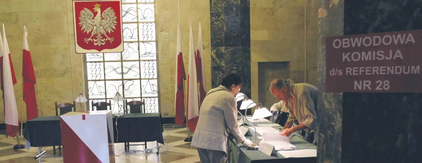 Referendum migracyjne w blokach startowych