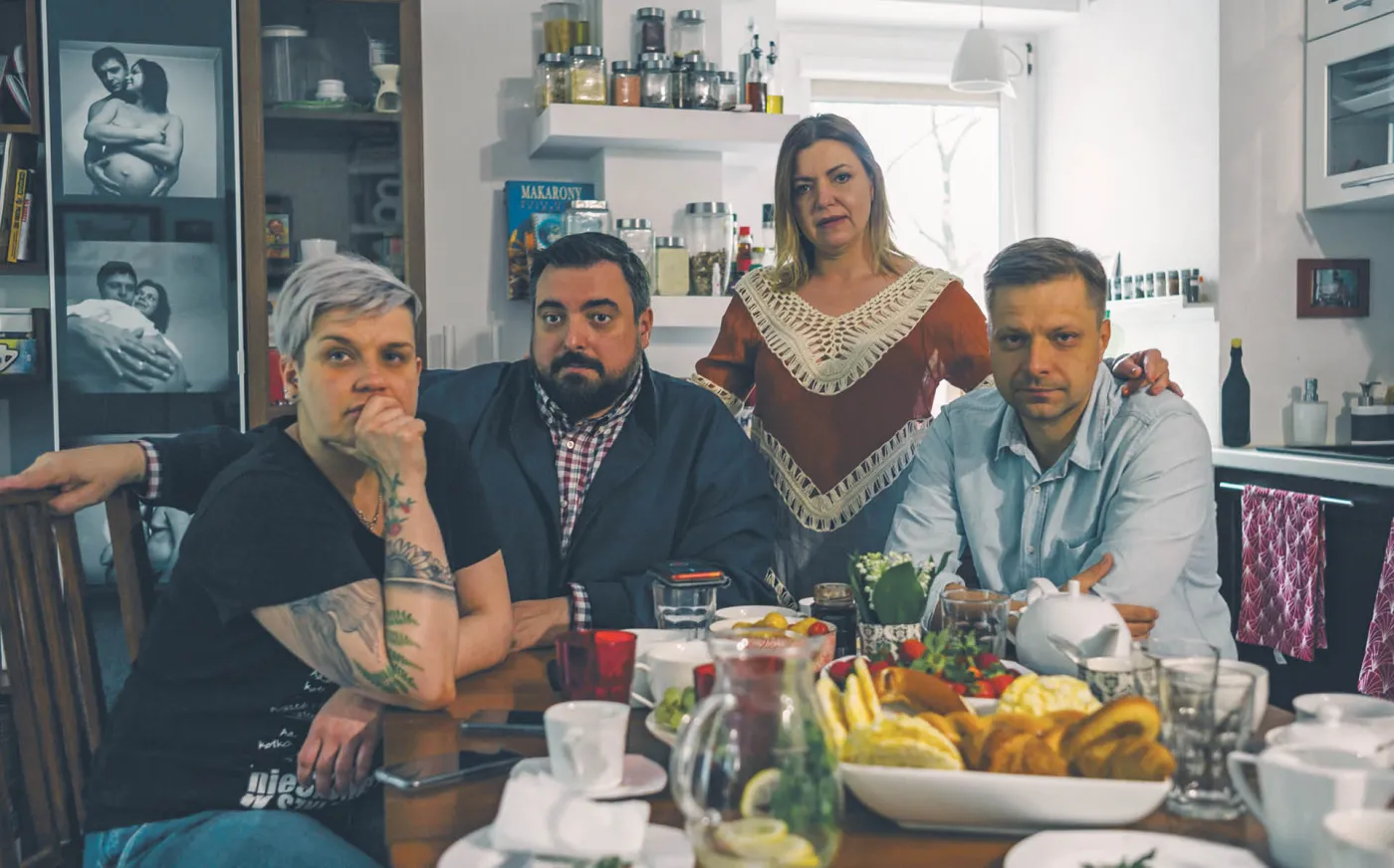 Anna, Tomasz,  Dominika i Marek  Sekielscy