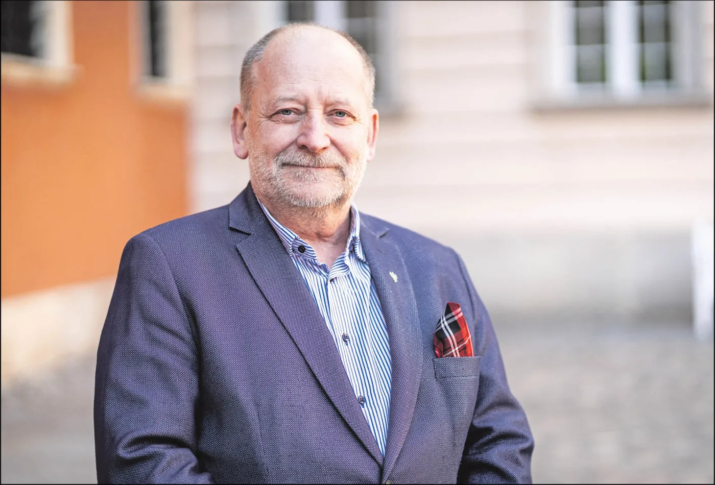 Sławomir Wittkowicz, przewodniczący Wolnego Związku Zawodowego „Forum–Oświata”, członek prezydium Forum Związków Zawodowych