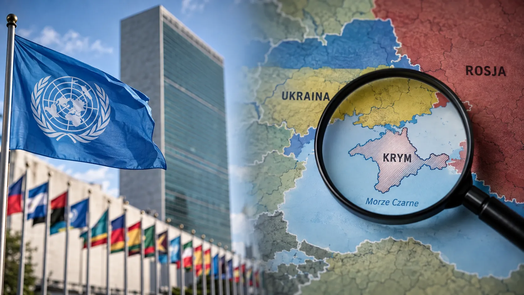 ONZ poparła nową mapę świata. Ukraina protestuje, ze względu na Krym