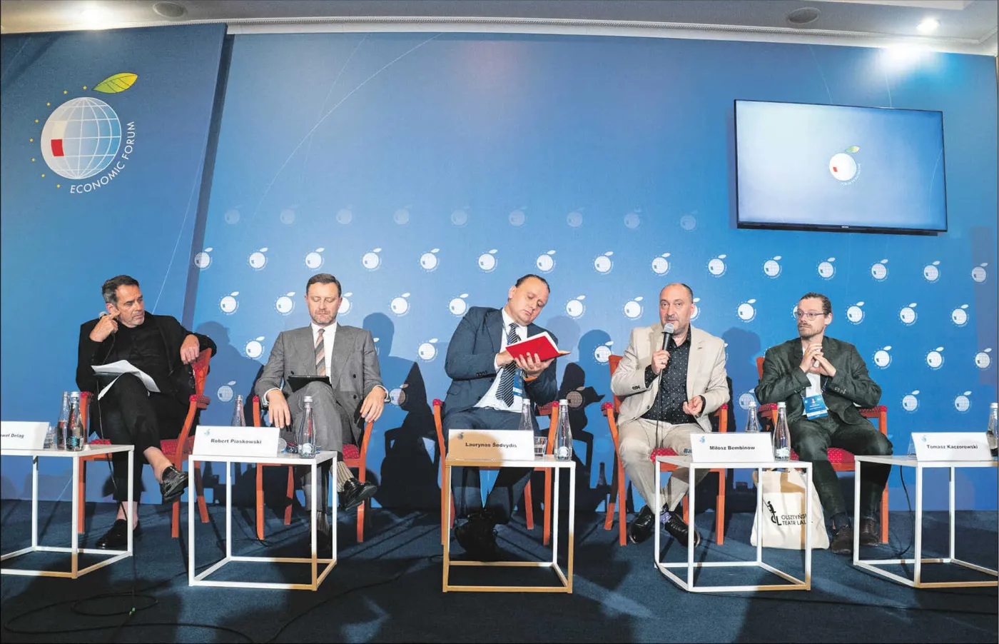 Uczestnicy debaty „Kultura jako fundament wzrostu i źródło przewagi konkurencyjnej".