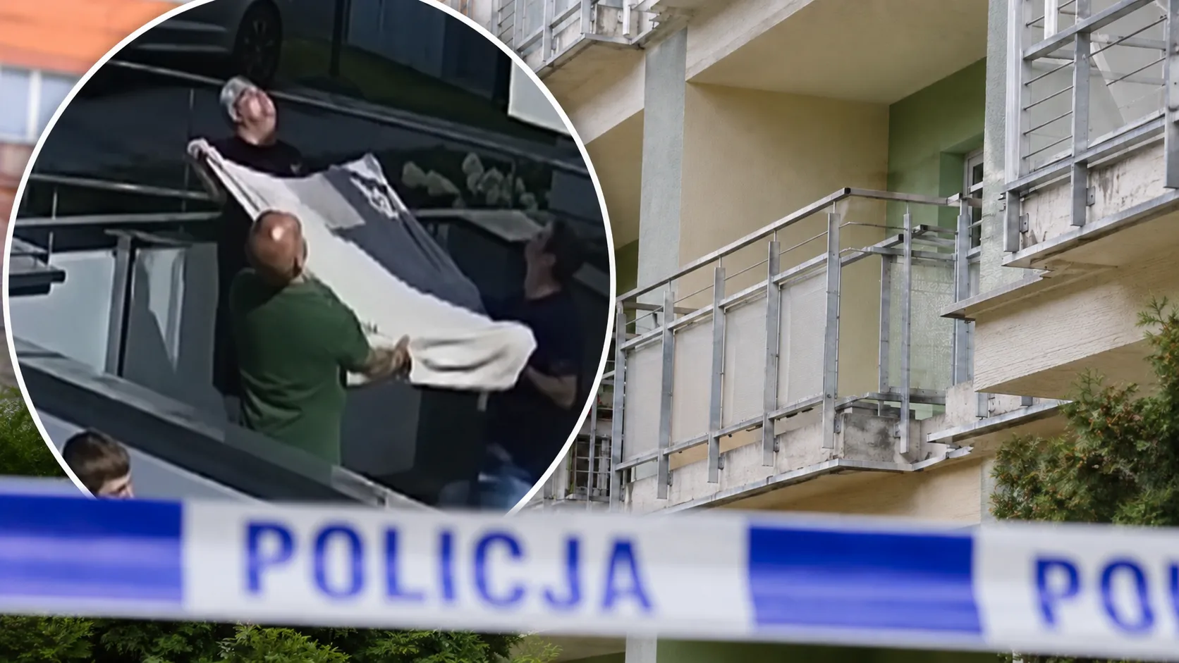 Czterolatka spadła z piątego piętra w Łomży. Sąsiedzi złapali dziecko w koc