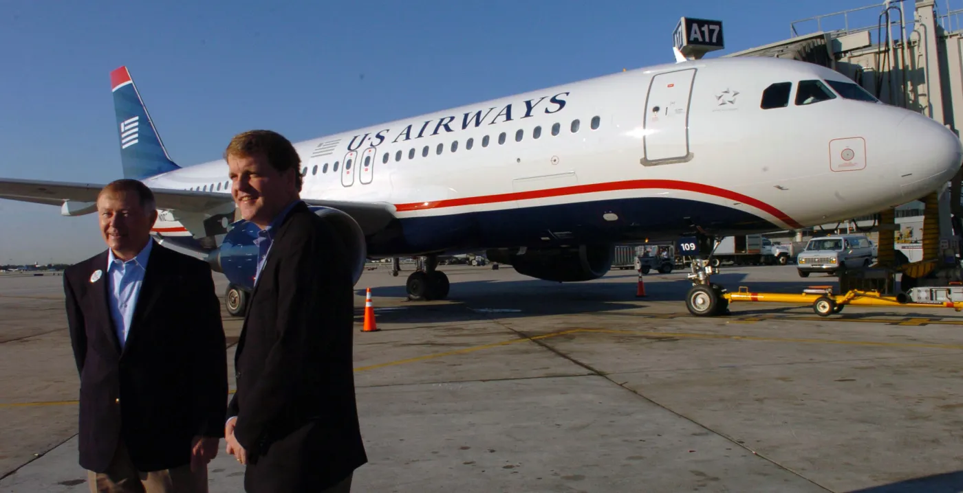 Airbus 320 amerykańskich linii US Airways. Fot. Bloomberg 