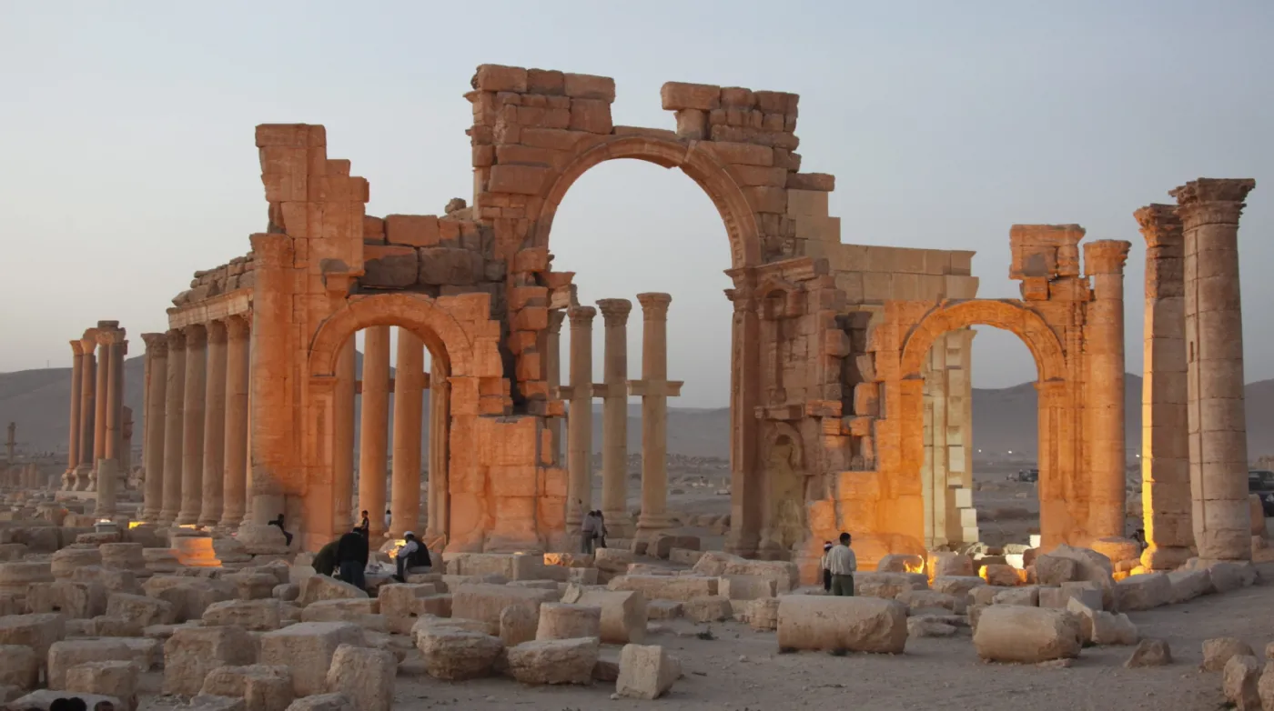 Palmyra jeszcze przed zniszczeniem przez islamistów