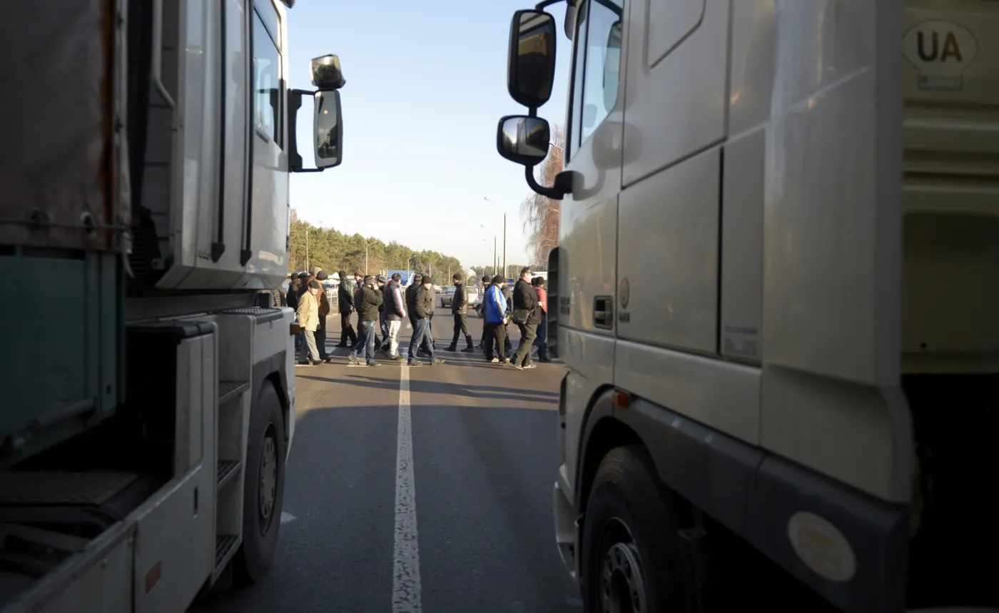 Ukraina: Górnicy zakończyli się blokadę na granicy z Polską
