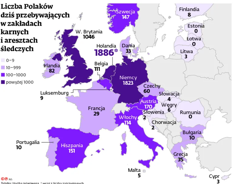 Emigranci wrócą do Polski. Na razie tylko za kraty