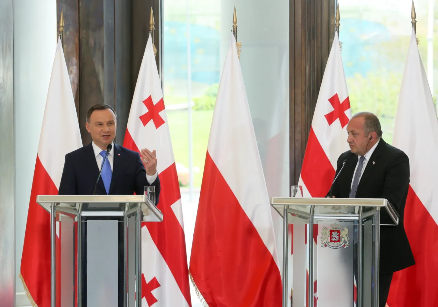 Prezydenci Polski i Gruzji podpisali deklarację o pogłębieniu współpracy