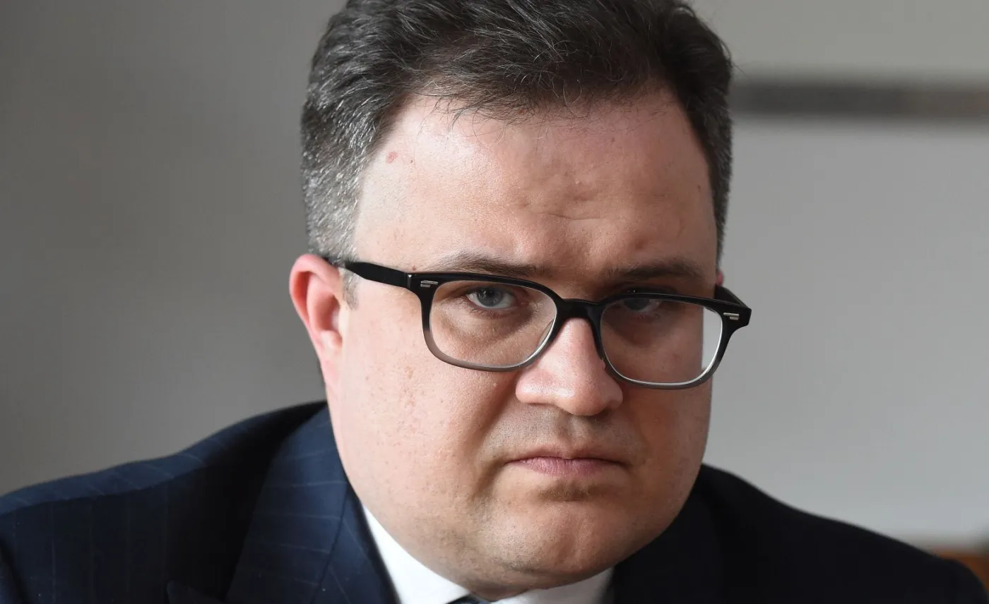 Na zdjęciu archiwalnym z 15.03.2017. prezes PZU Michał Krupiński