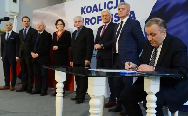 Schetyna: Partie nie powinny być w pierwszej linii projektu Koalicji Europejskiej