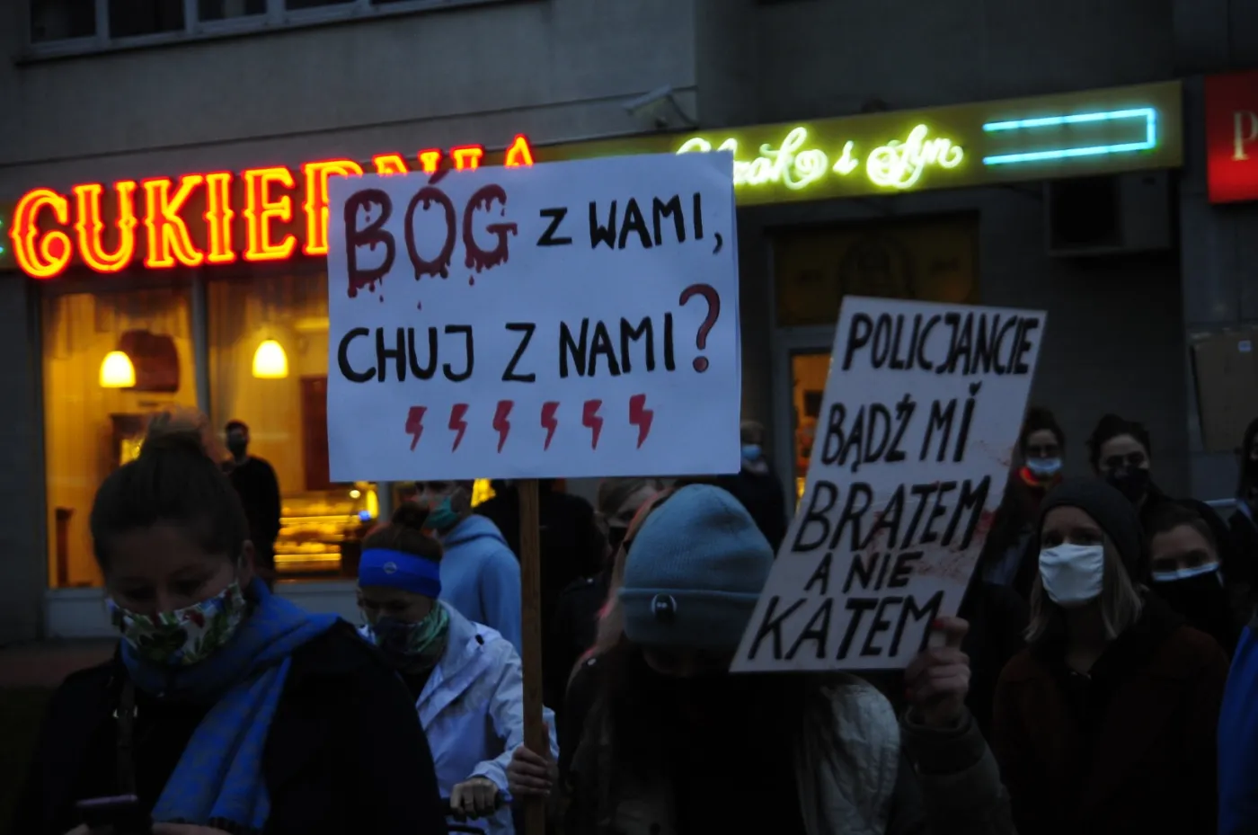 Blokada Ronda Wiatraczna w Warszawie