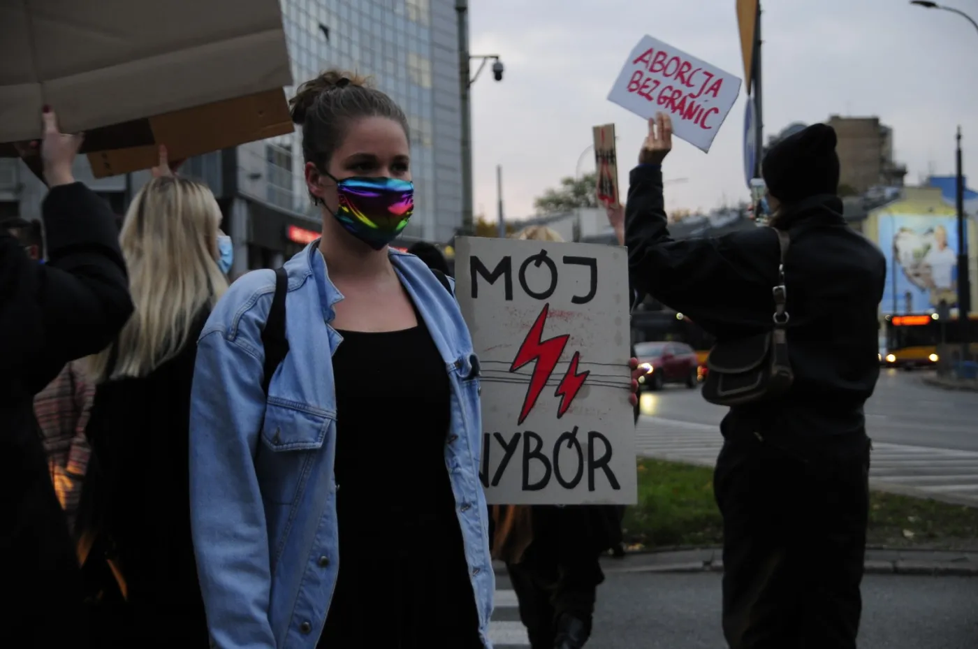 Strajk Kobiet w Warszawie: Blokada Ronda Wiatraczna [ZDJĘCIA]