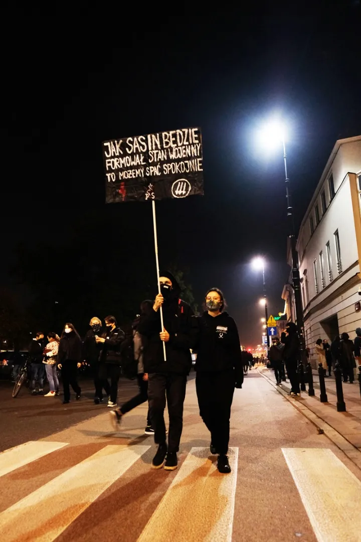 Protesty w Warszawie 28 października 2020
